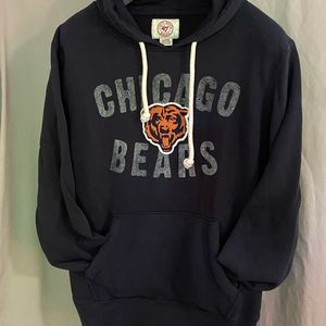 Chicago Bears Hoodie Mens 47 Brand Large Exc Cond